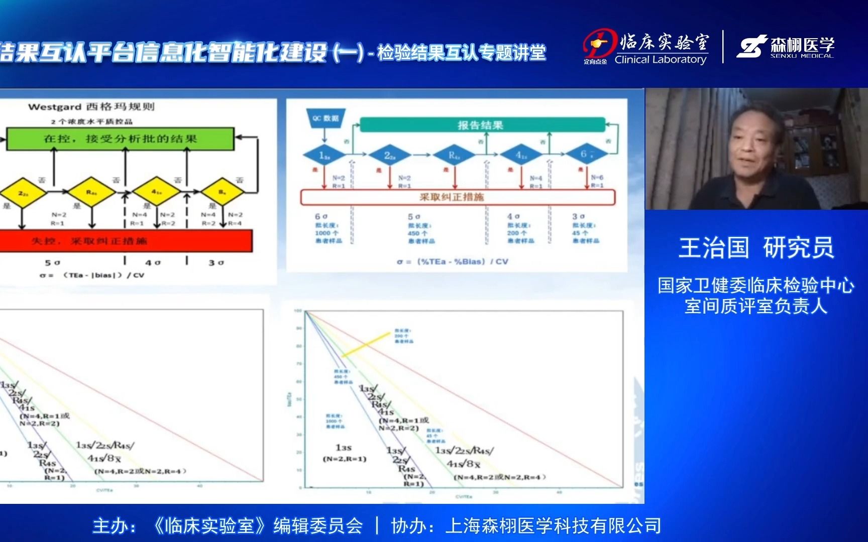 临床检验基于质控品的室内质量控制及基于患者数据的室内质量控制在实验室间比对及结果互认的应用：王治国—检验结果互认平台信息化智能化建设论坛（一）02